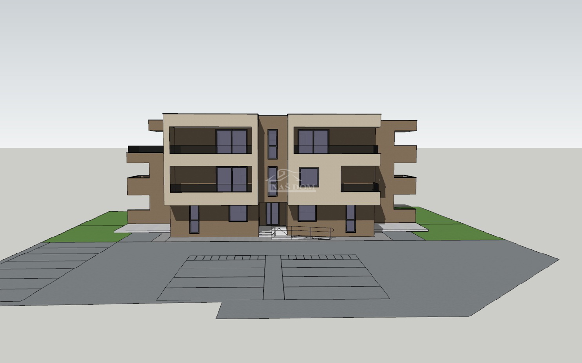 Vodice - predprodaja - S8 stanovanje z dvema spalnicama, 1. nadstropje