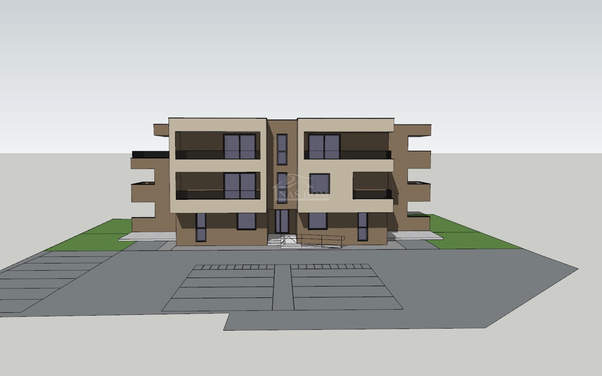 Vodice - predprodaja - dvosobno stanovanje S8 v prvem nadstropju.