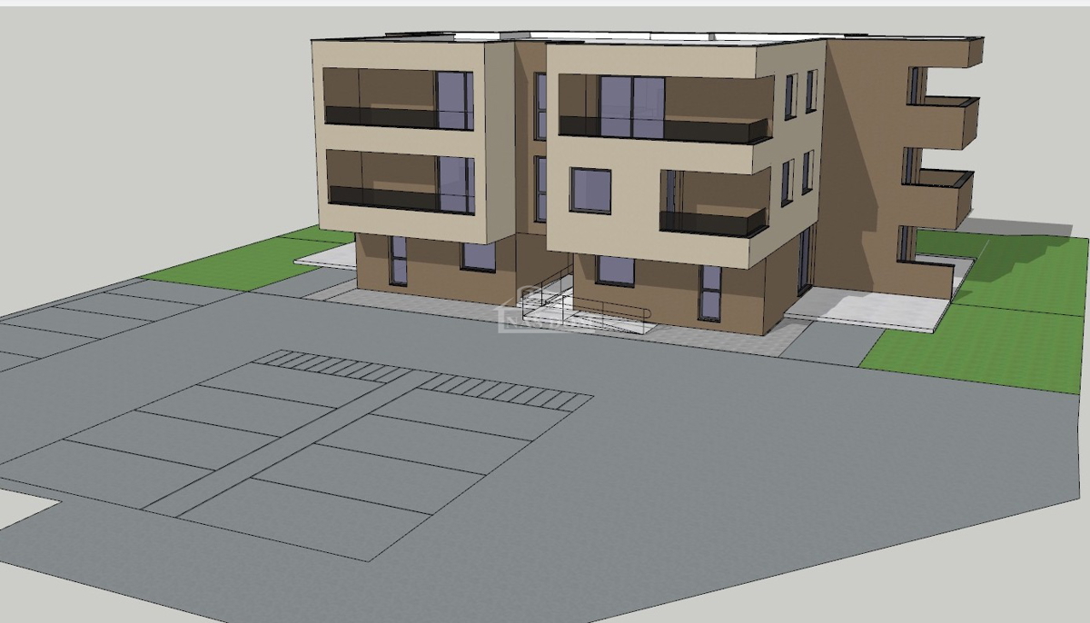 Vodice - predprodaja - Trosobno stanovanje S9, 104,77 m2, II. nadstropje