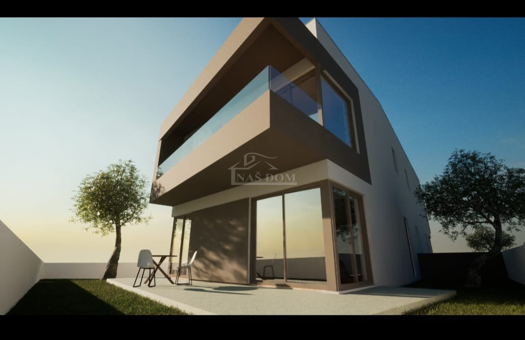 Žaborić - **NOVOGRADNJA** S1 dvojna kuća 70m od morja