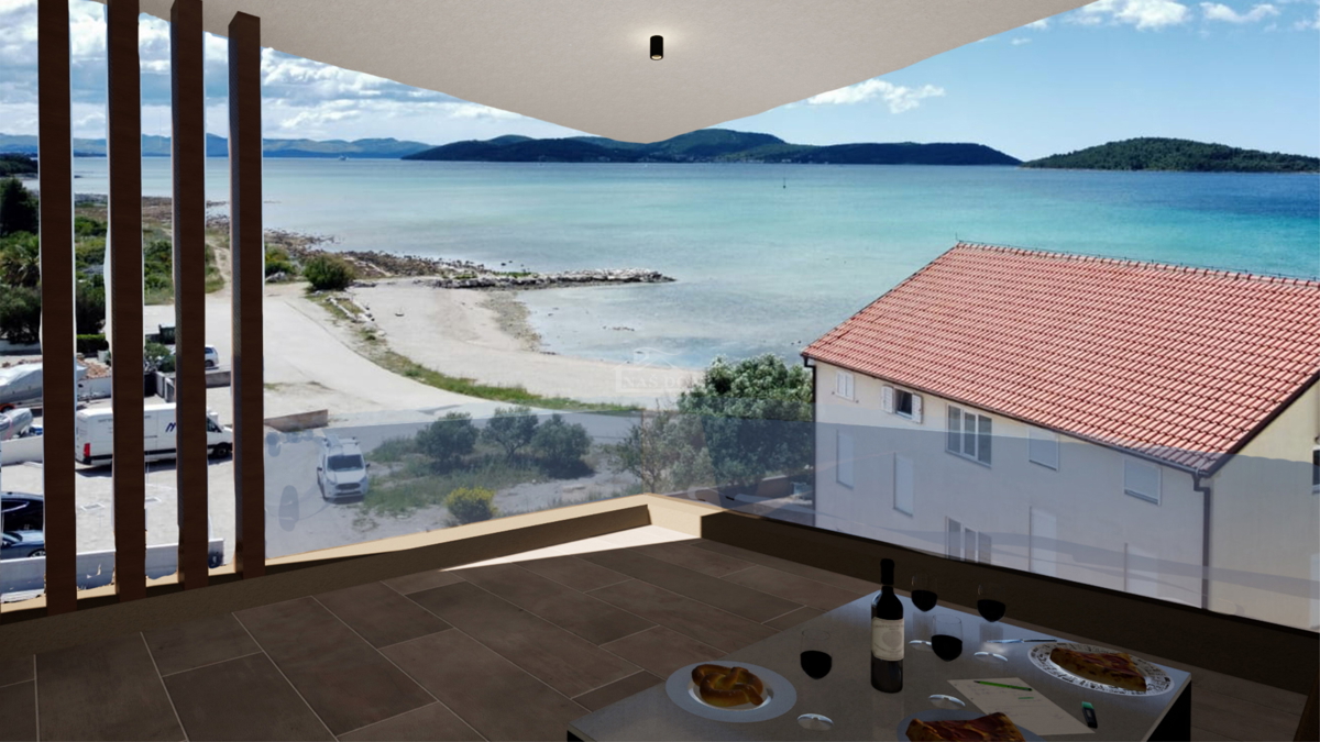 Vodice, Srima - ODLIČNA LOKACIJA *NOVOGRADNJA* luksuzna stanovanja s pogledom na morje, 80 m od plaže