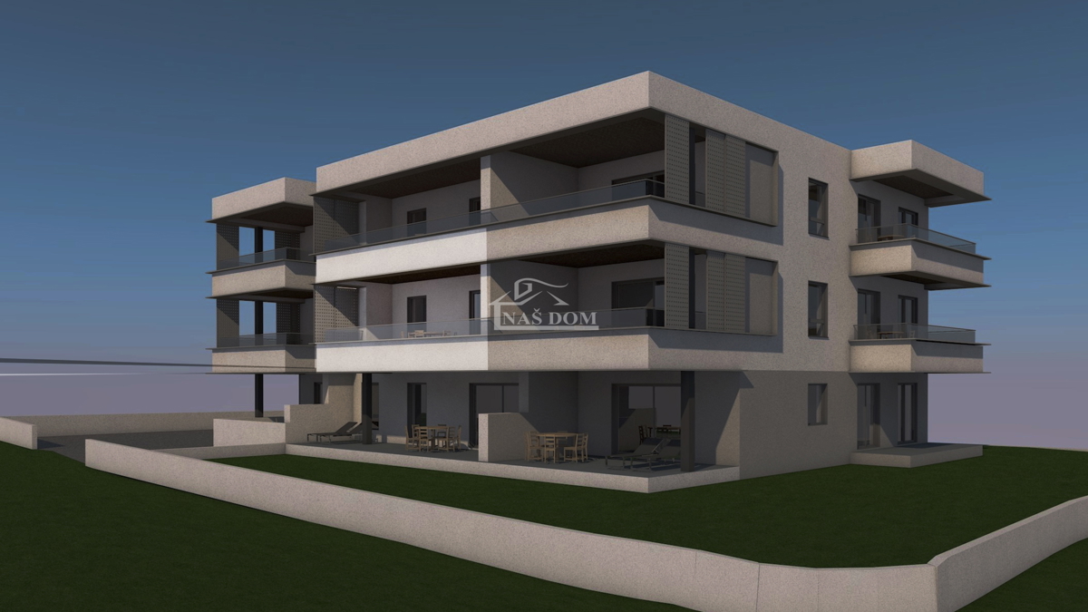 Vodice - Stanovanje S5, 1. nadstropje, pogled na morje - PRILOŽNOST