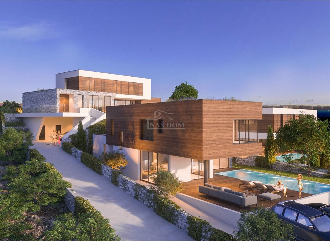 Ekskluzivna vila "1" s panoramskim pogledom na morje in otočje