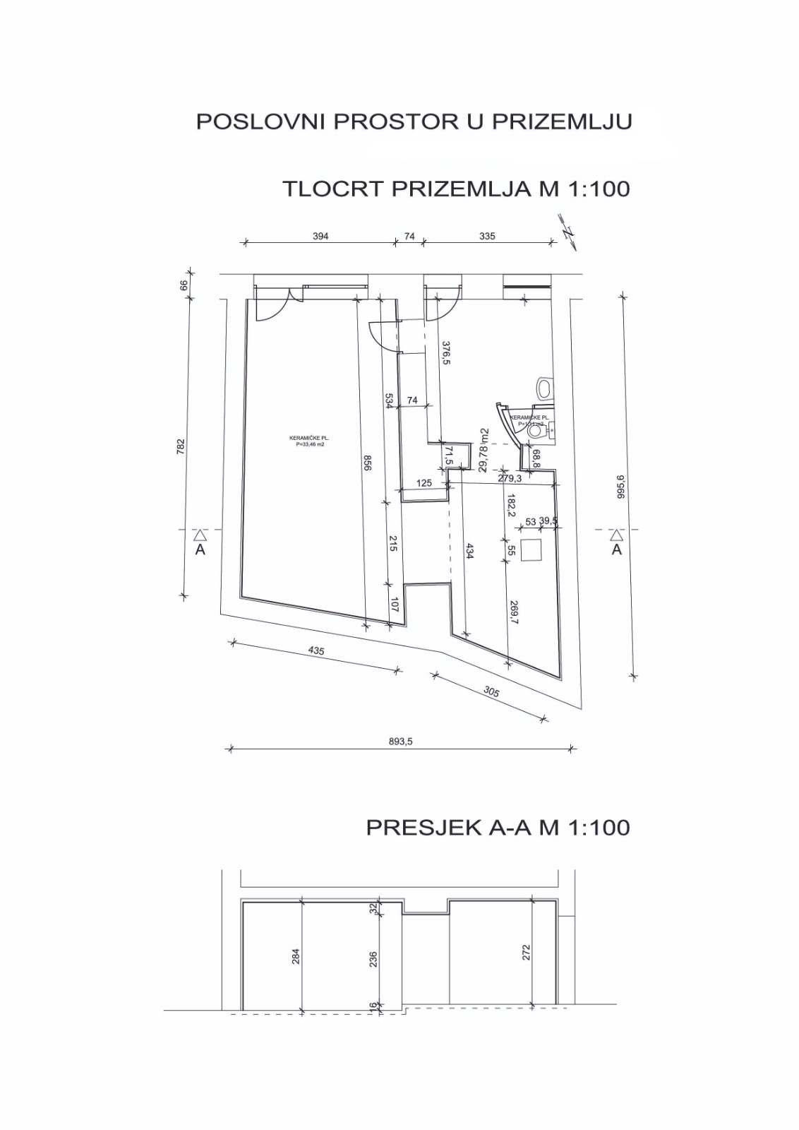 Priložnost - Poslovni prostor v središču Vodic