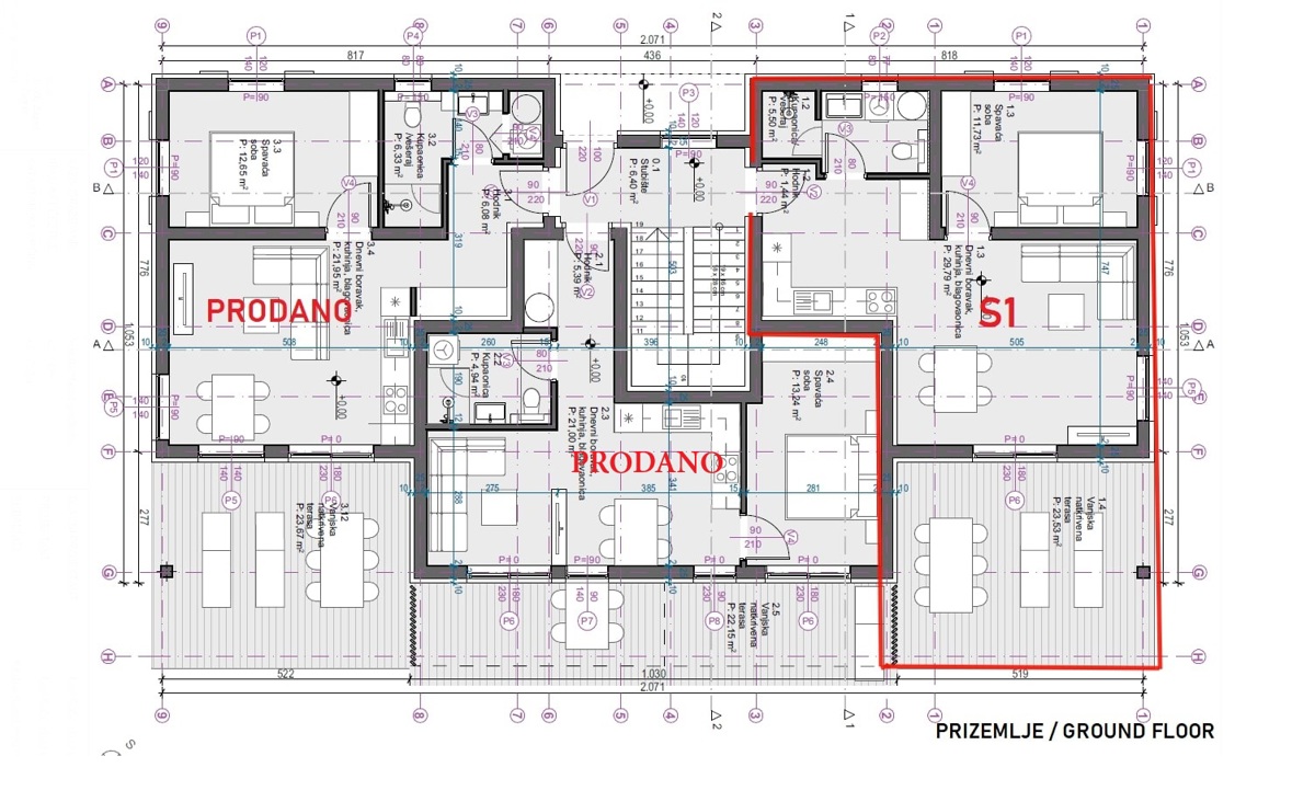 Stan S1 – Novogradnja z vrtom v mirnem delu Vodic