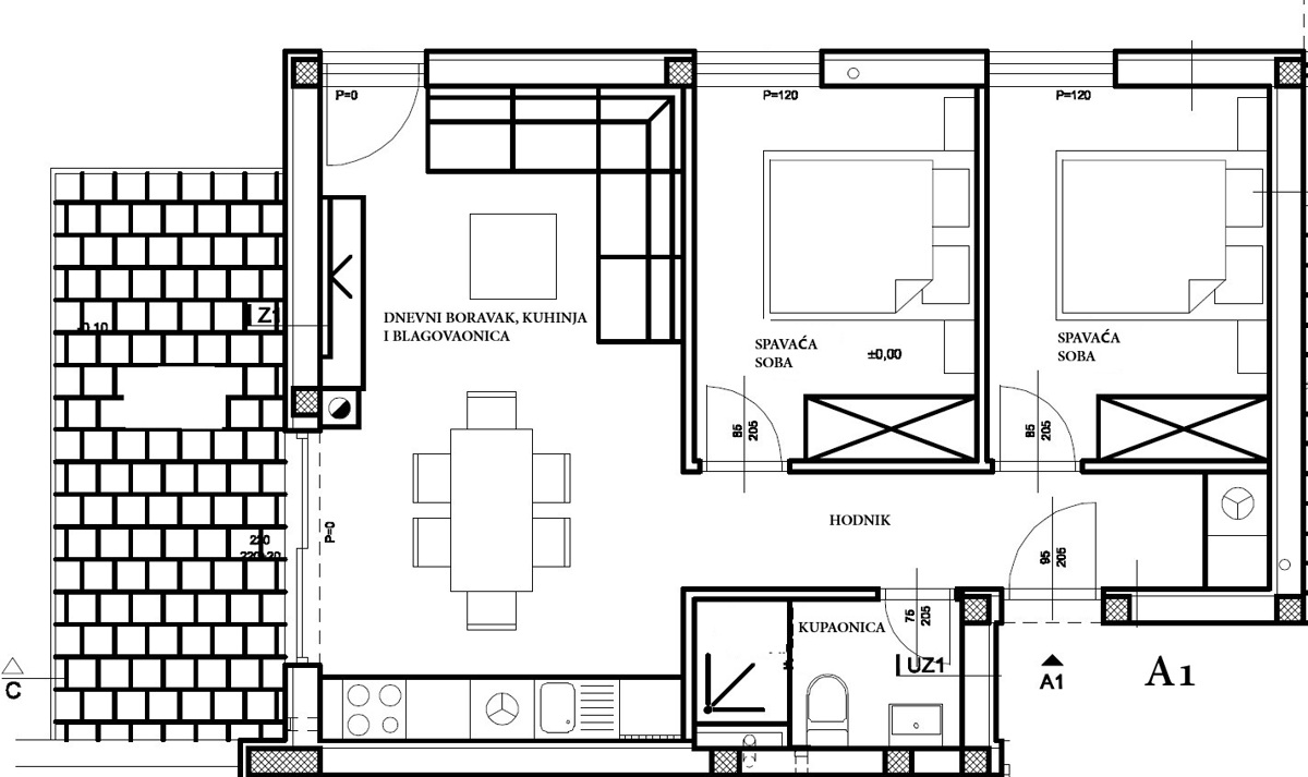 Vodice - Stanovanja v novogradnji, le 800 m od plaže