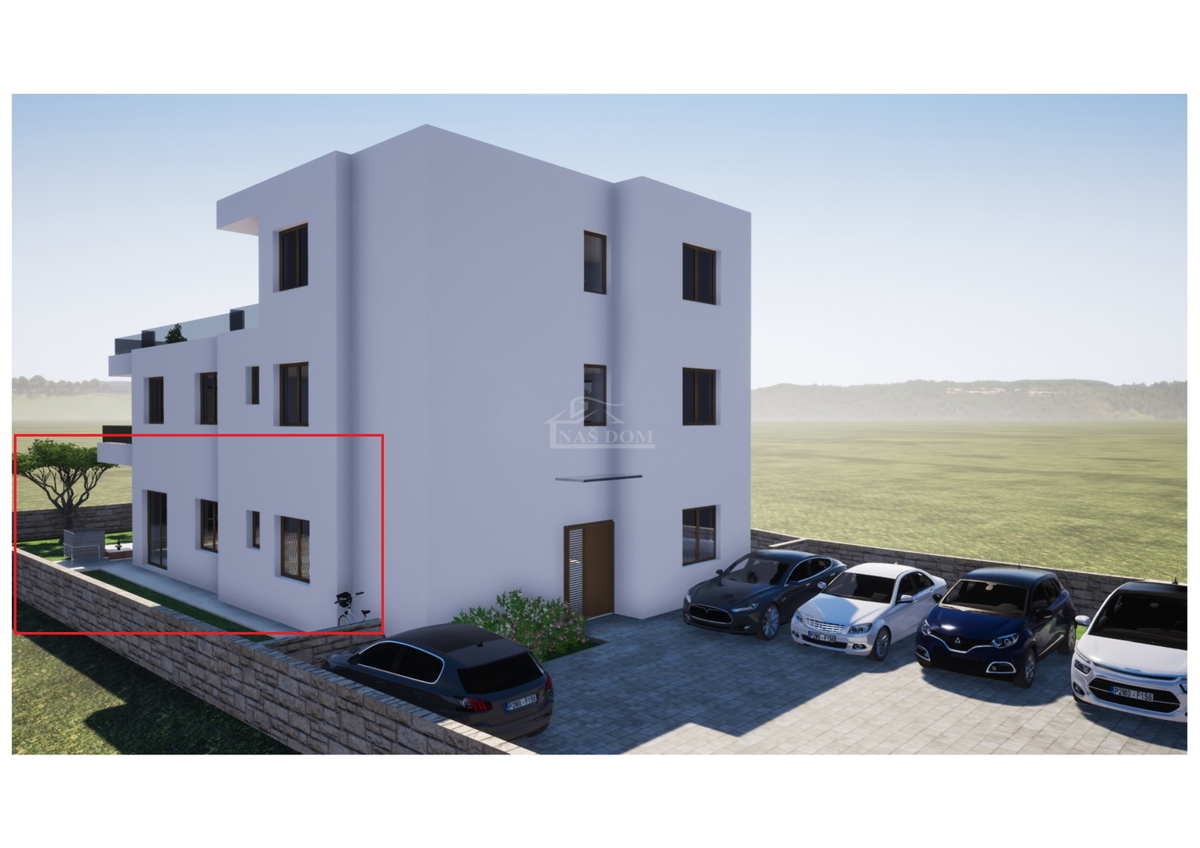 Tribunj, Sovlje - stanovanje z vrtom 400 m od plaže