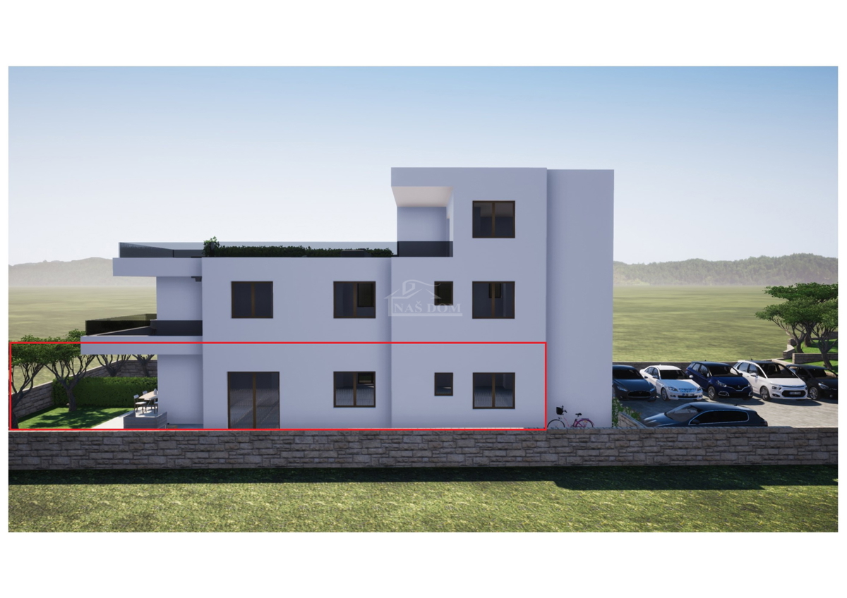 Tribunj, Sovlje - stanovanje z vrtom 400 m od plaže