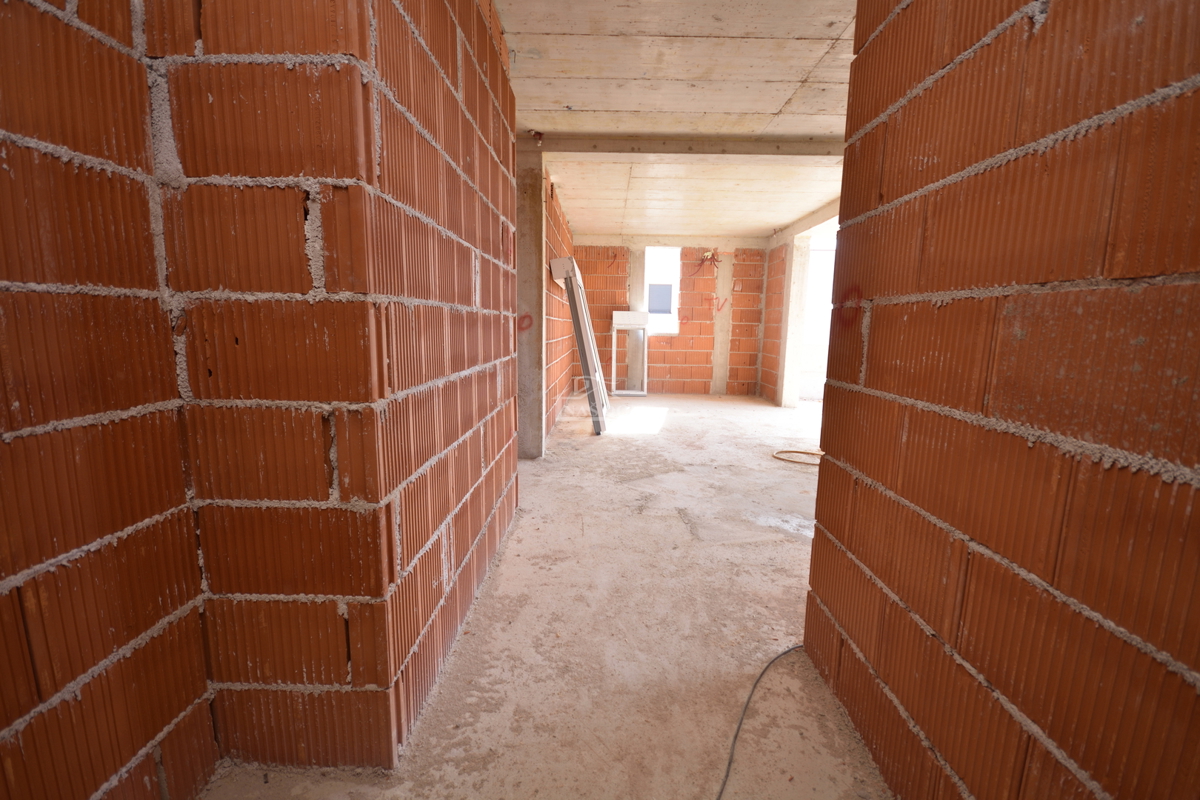 Vodice - S4 stanovanje s strešno teraso, pogled na morje