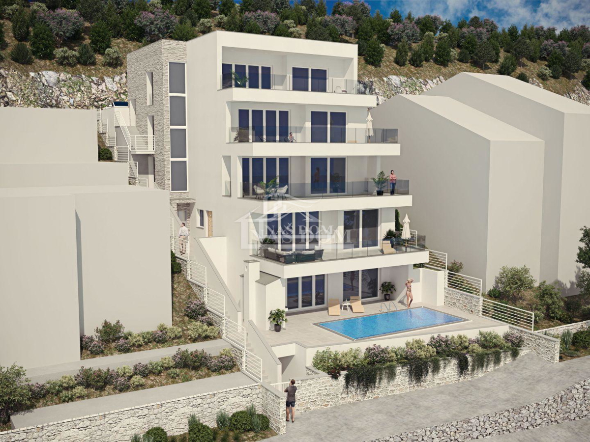 Primošten - **NOVOGRADNJA** *PRVI RED DO MORA* Penthouse