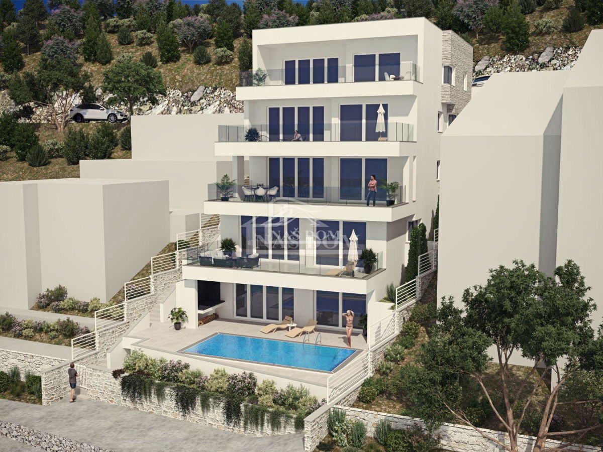 Primošten - **NOVOGRADNJA** *PRVI RED DO MORA* Penthouse