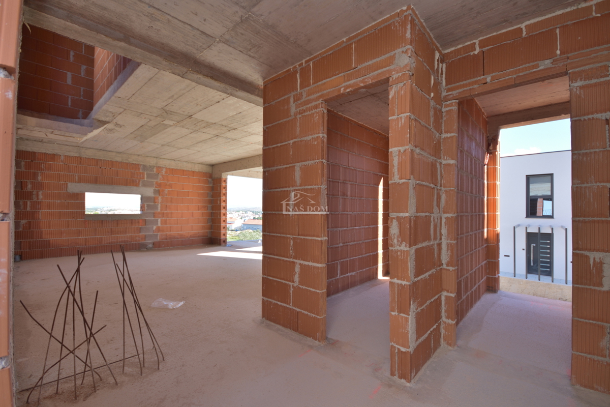 Vodice - Luksuzna dvojna kuća S1 s pogledom na morje