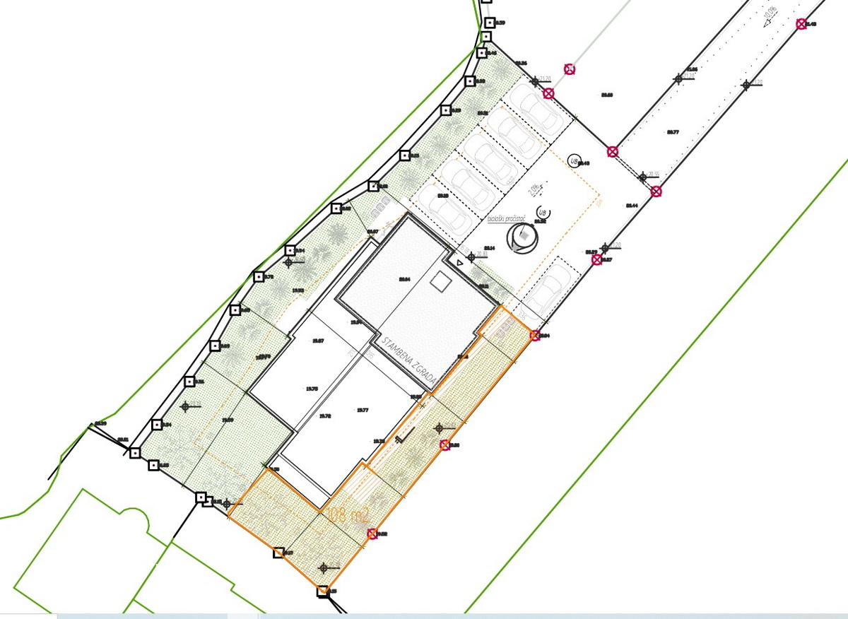 Tribunj, Sovlje - stanovanje s strešno teraso, pogled na morje