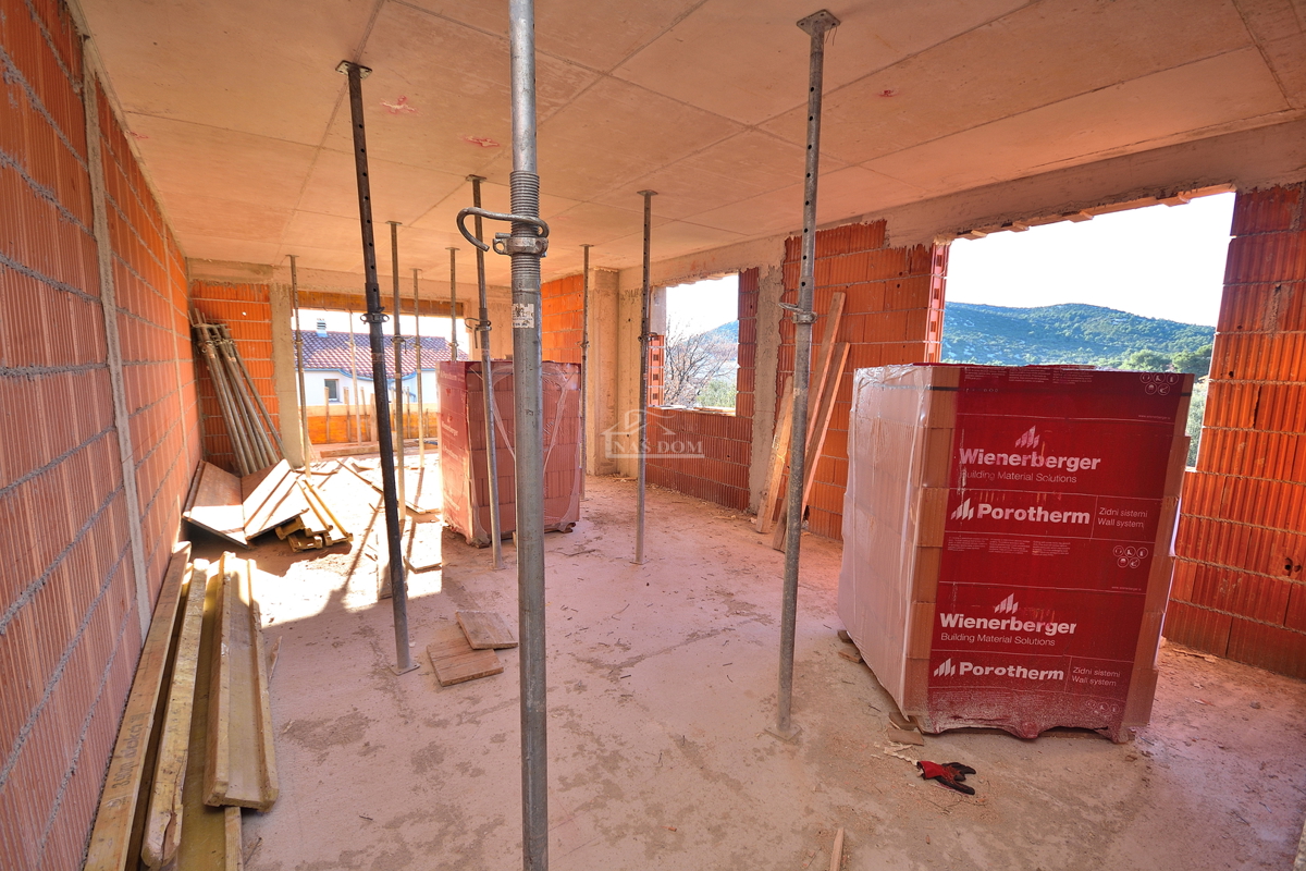 Tribunj, Sovlje - stanovanje s strešno teraso, pogled na morje