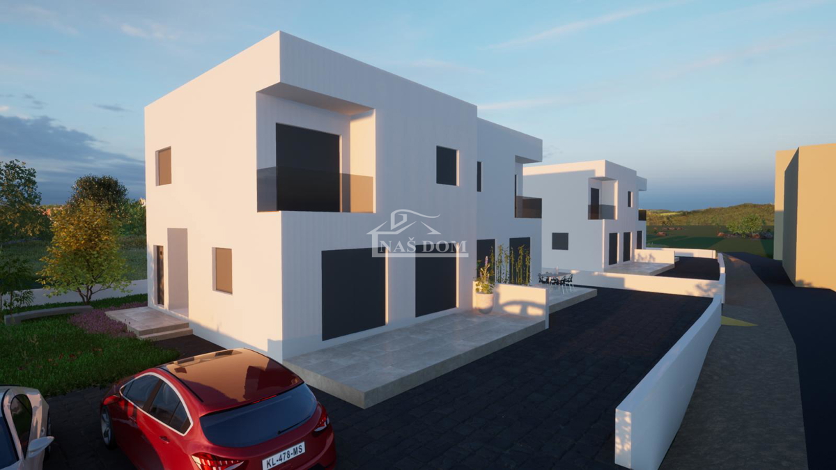 Vodice - Dvojna kuća S2 na mirnoj lokaciji