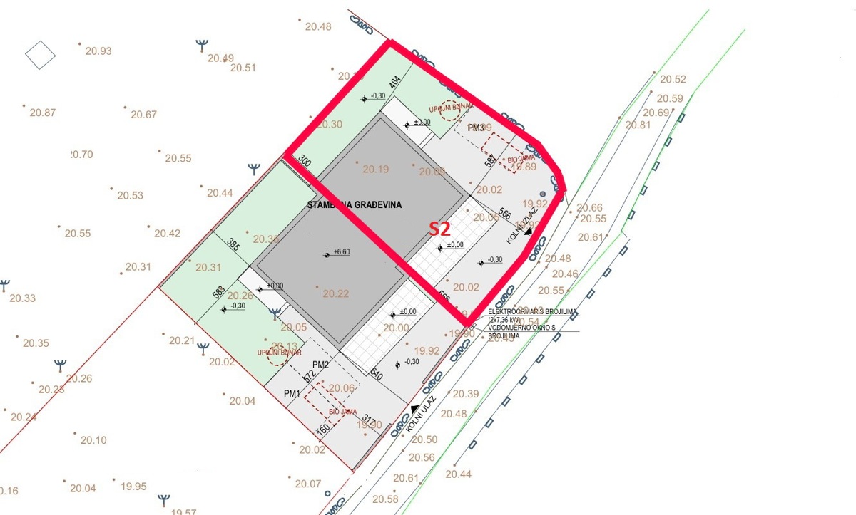 Vodice - Dvojna kuća S2 na mirnoj lokaciji
