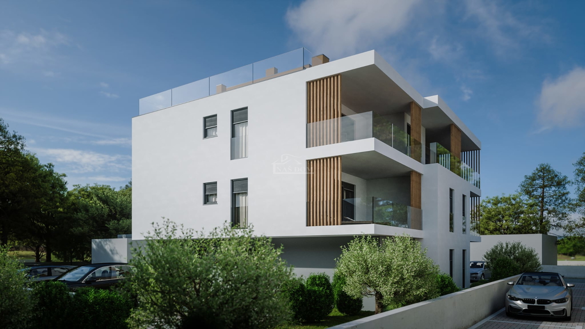 Vodice - Luksuzno stanovanje S5 s strešno teraso, drugo nadstropje