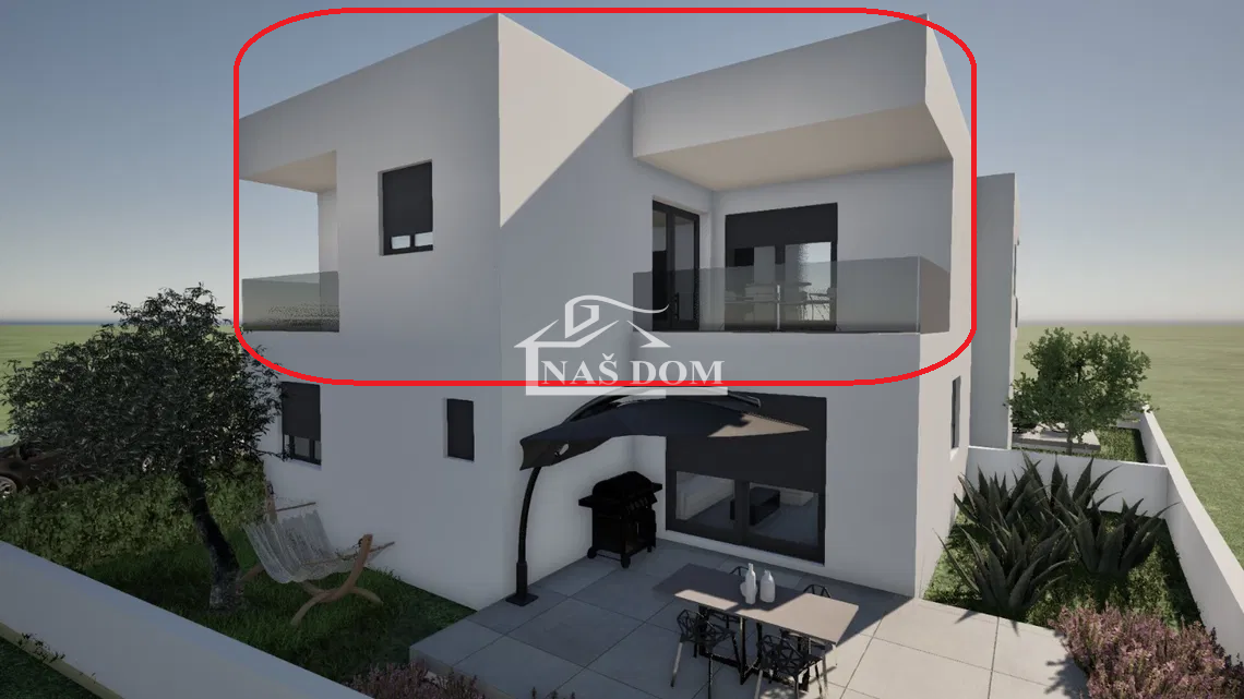 Vodice -**NOVOGRADNJA** S3 Stanovanje s dve spalnici, I. nadstropje