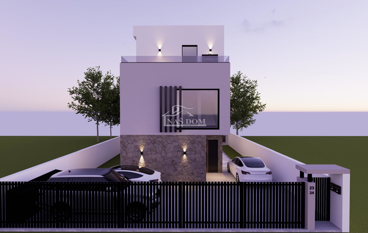 Vodice - Luksuzno dvoetažno stanovanje s pohištvom *NOVO*