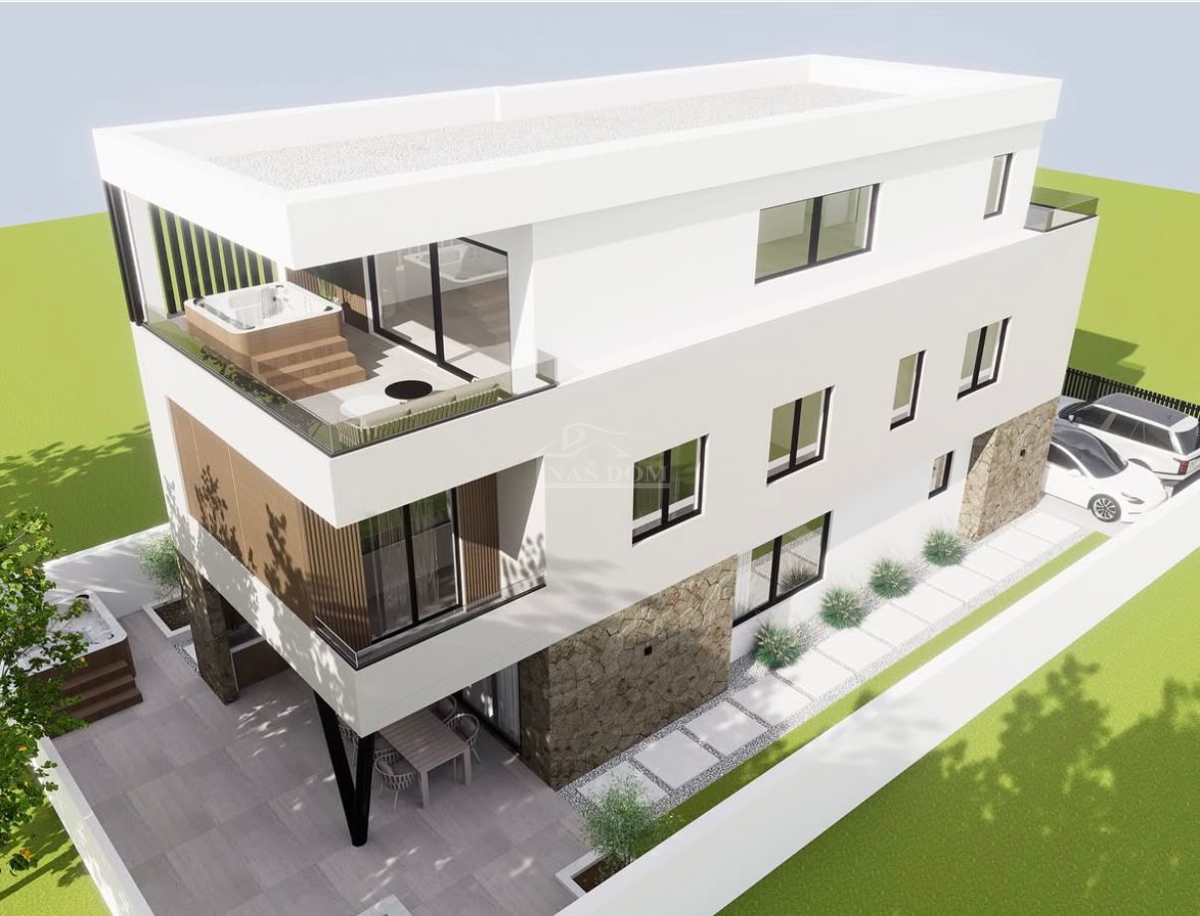 Vodice - Luksuzno dvonadstropno stanovanje S1, mirna lokacija