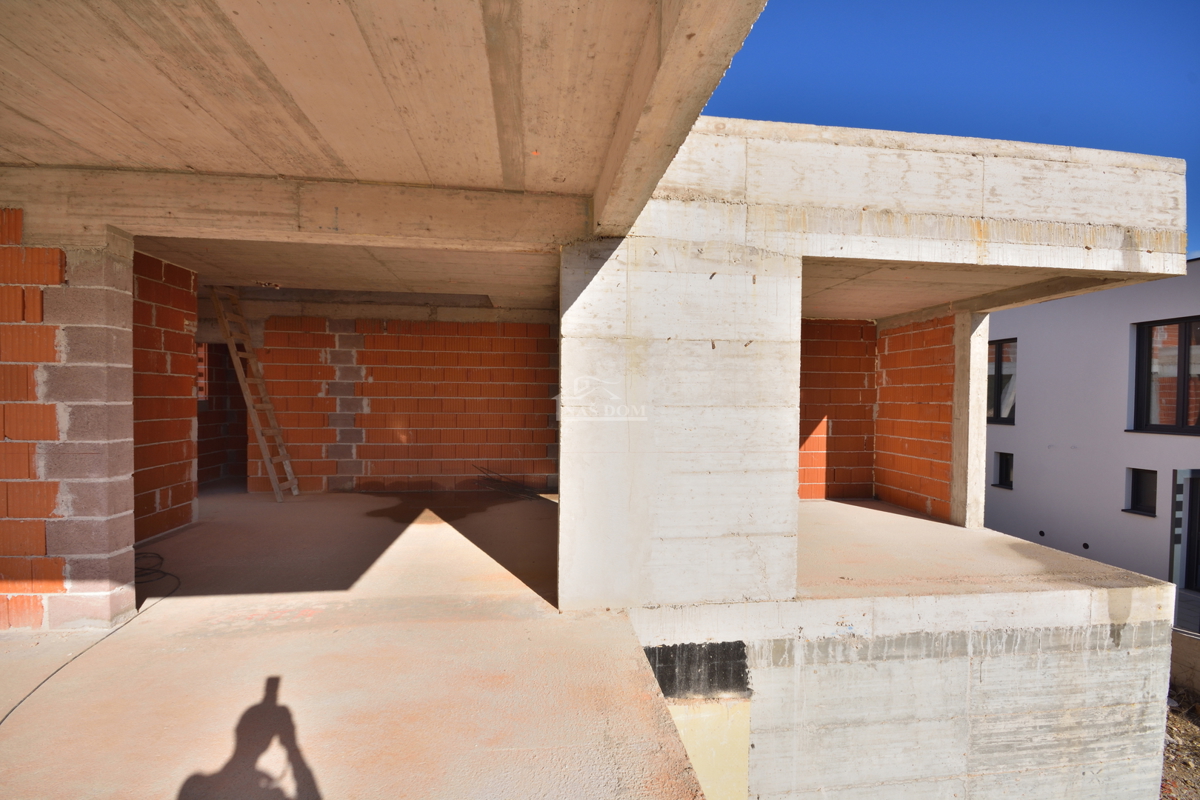 Vodice - Luksuzna dvojna kuća S2 s panoramskim pogledom na morje