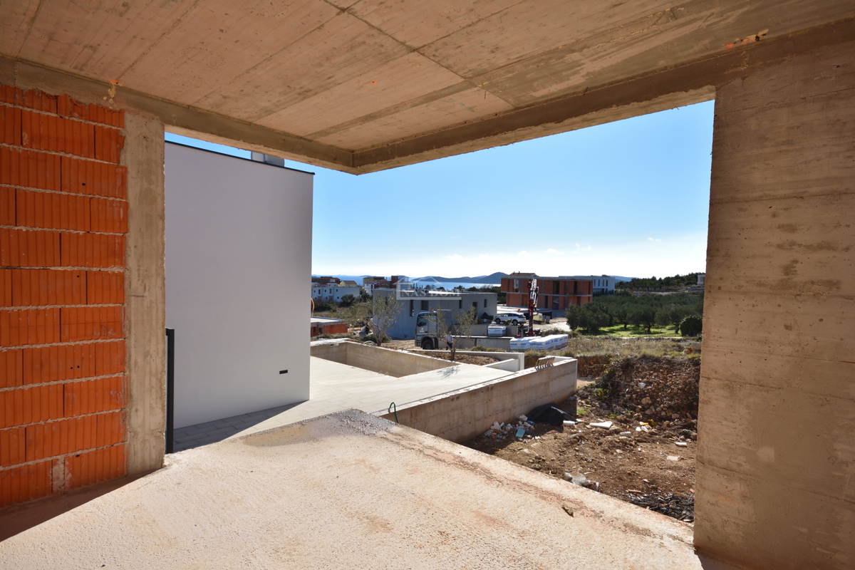 Vodice - Luksuzna dvojna kuća S2 s panoramskim pogledom na morje