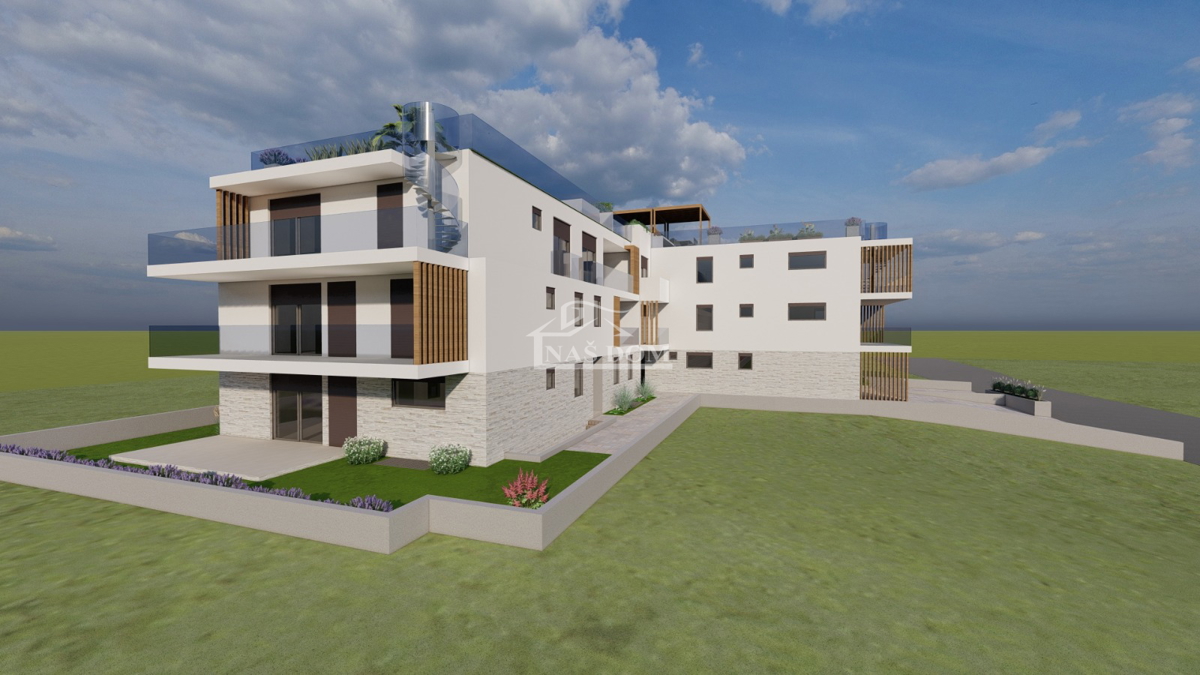 Vodice - dvosobno stanovanje 50 m od morja