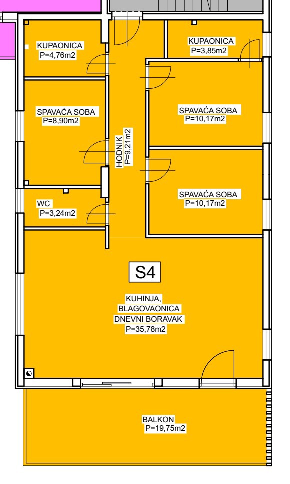 Vodice - dvosobno stanovanje 50 m od morja