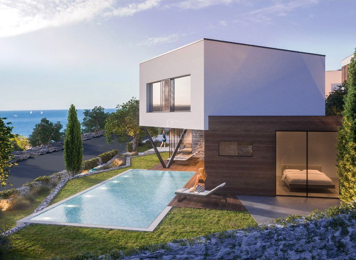 Luksuzna vila 4 s panoramskim pogledom na morje in otočje