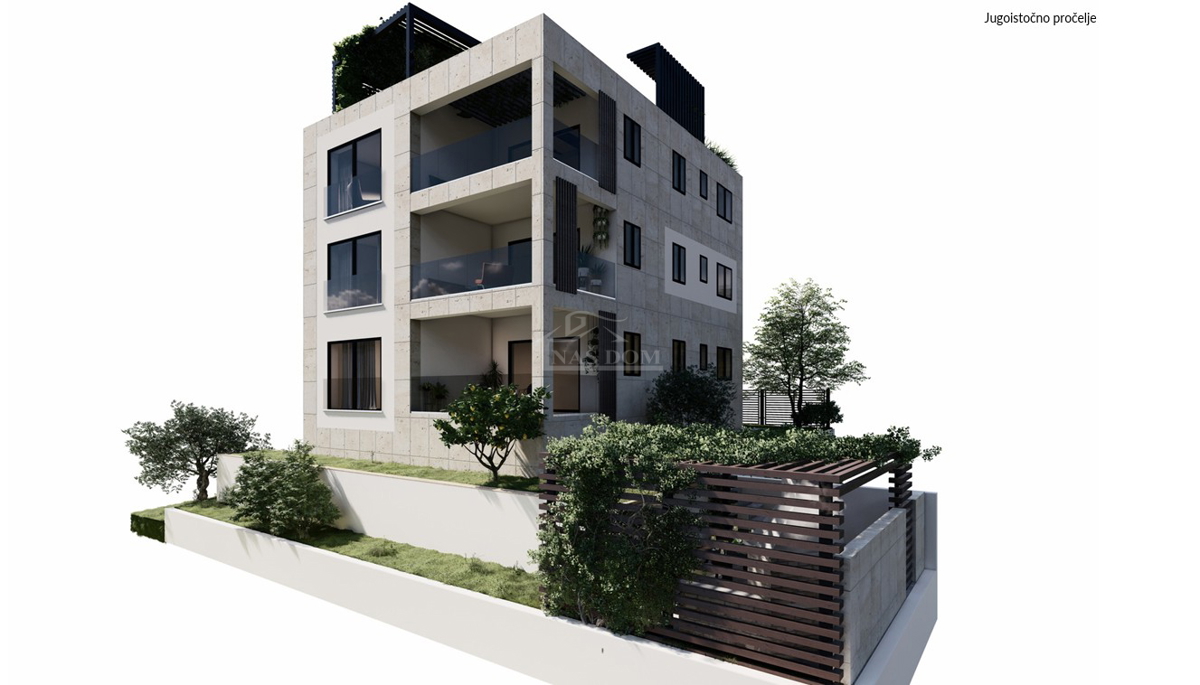 Šibenik, Crnica - Trosobno stanovanje S3 z garažo