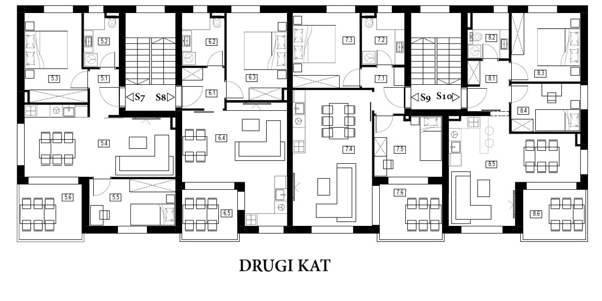 Moderna novogradnja v Vodicah – kakovostna gradnja, 1100 m do plaže