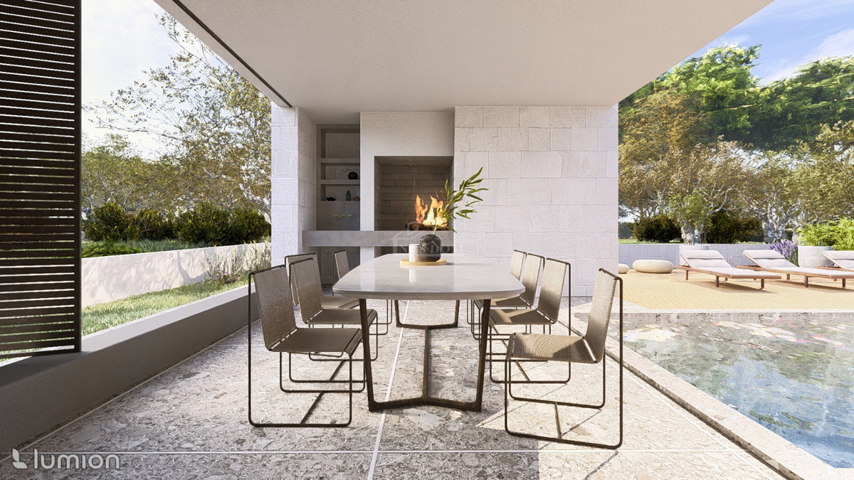 Ekskluzivna pametna vila z bazenom, wellnessom, garažo in pogledom na morje – Vodice