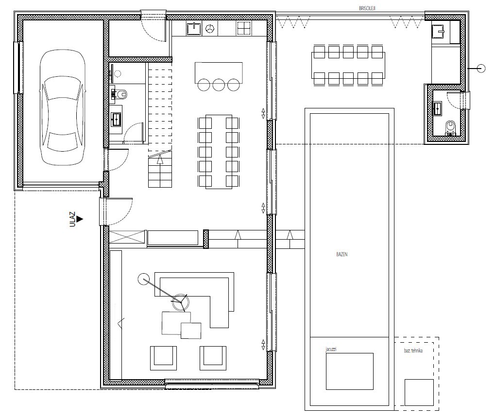 Ekskluzivna pametna vila z bazenom, wellnessom, garažo in pogledom na morje – Vodice