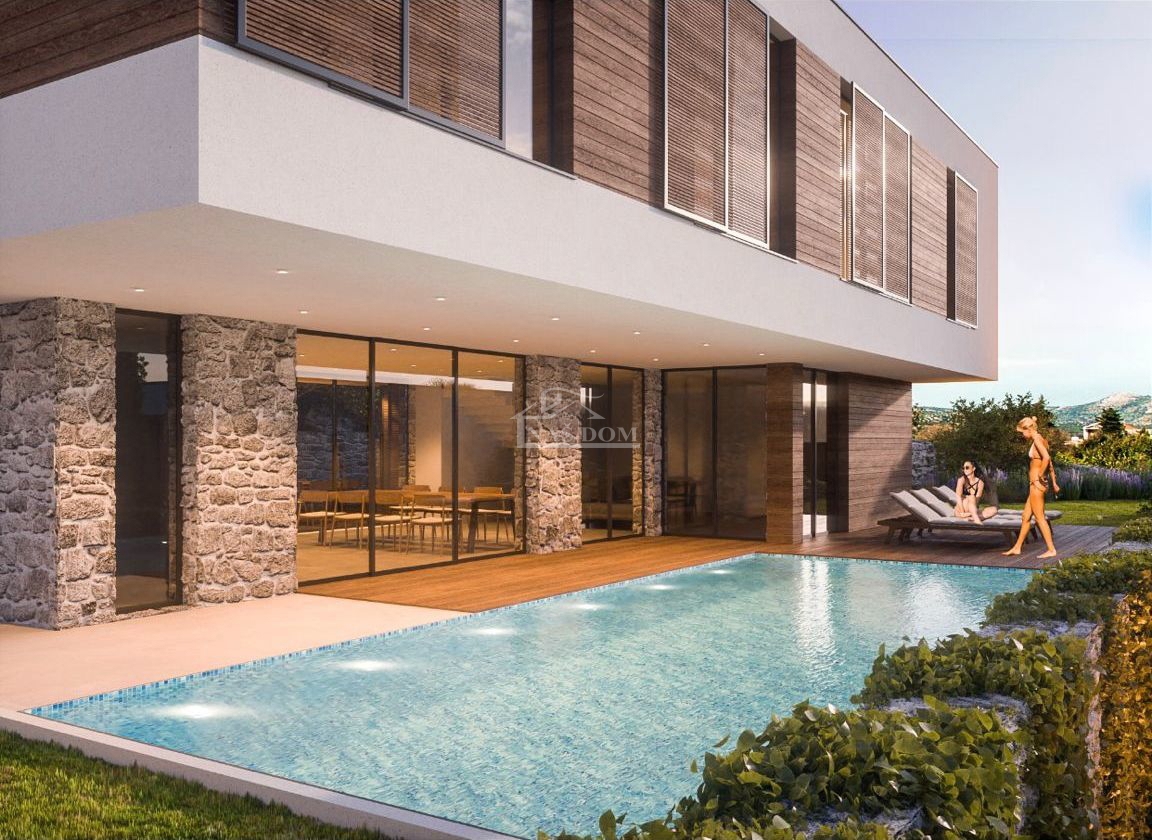 Luksuzna vila "3" s panoramskim pogledom na morje in otočje