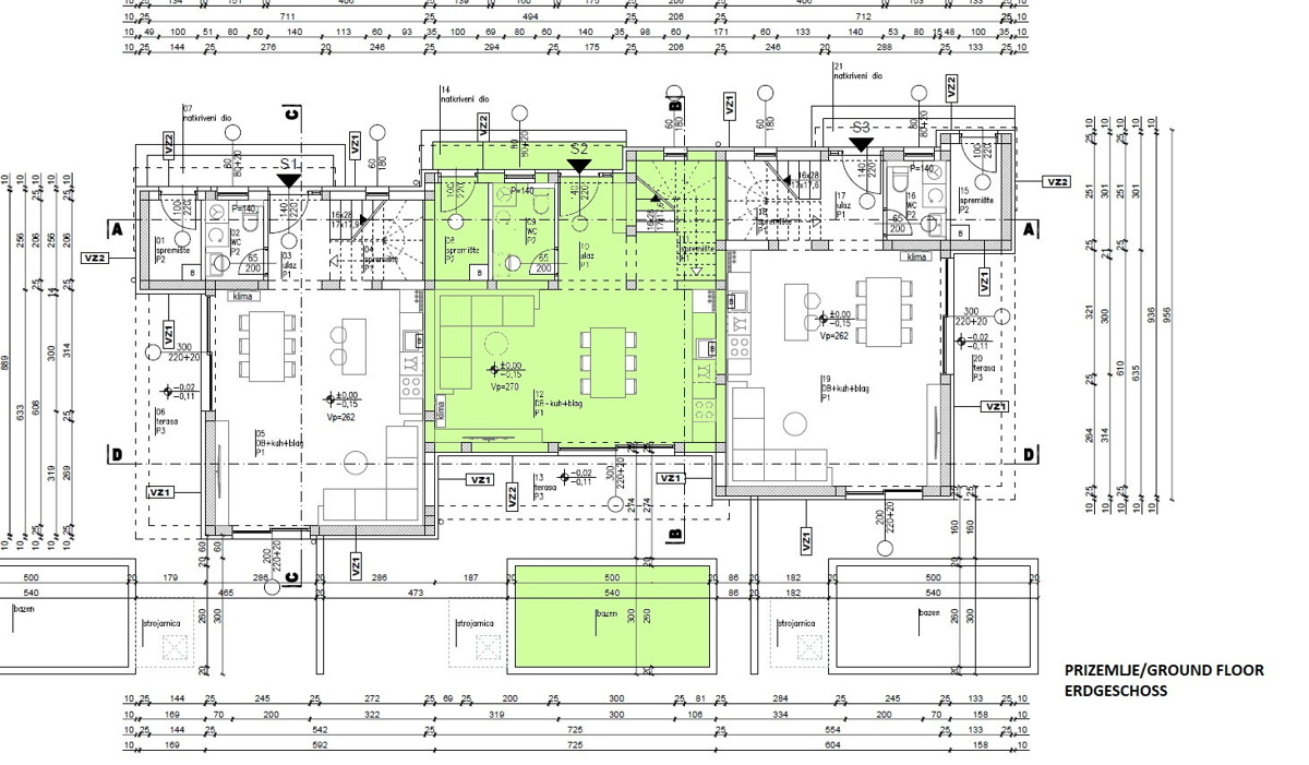 Srima, Vodice - 2-sobno stanovanje s strešno teraso v novogradnji
