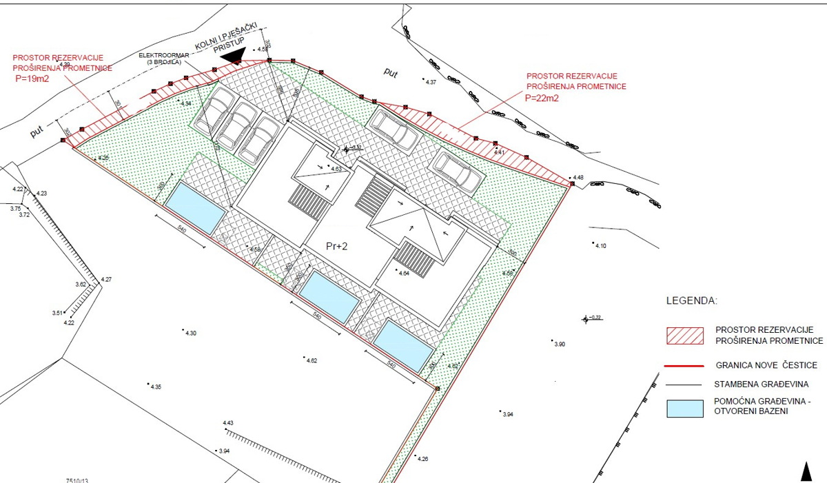 Srima, Vodice - 2-sobno stanovanje s strešno teraso v novogradnji