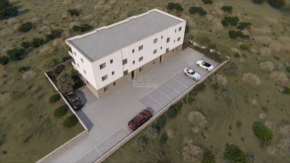 Vodice - Dvosobno stanovanje A1, pritličje z vrtom