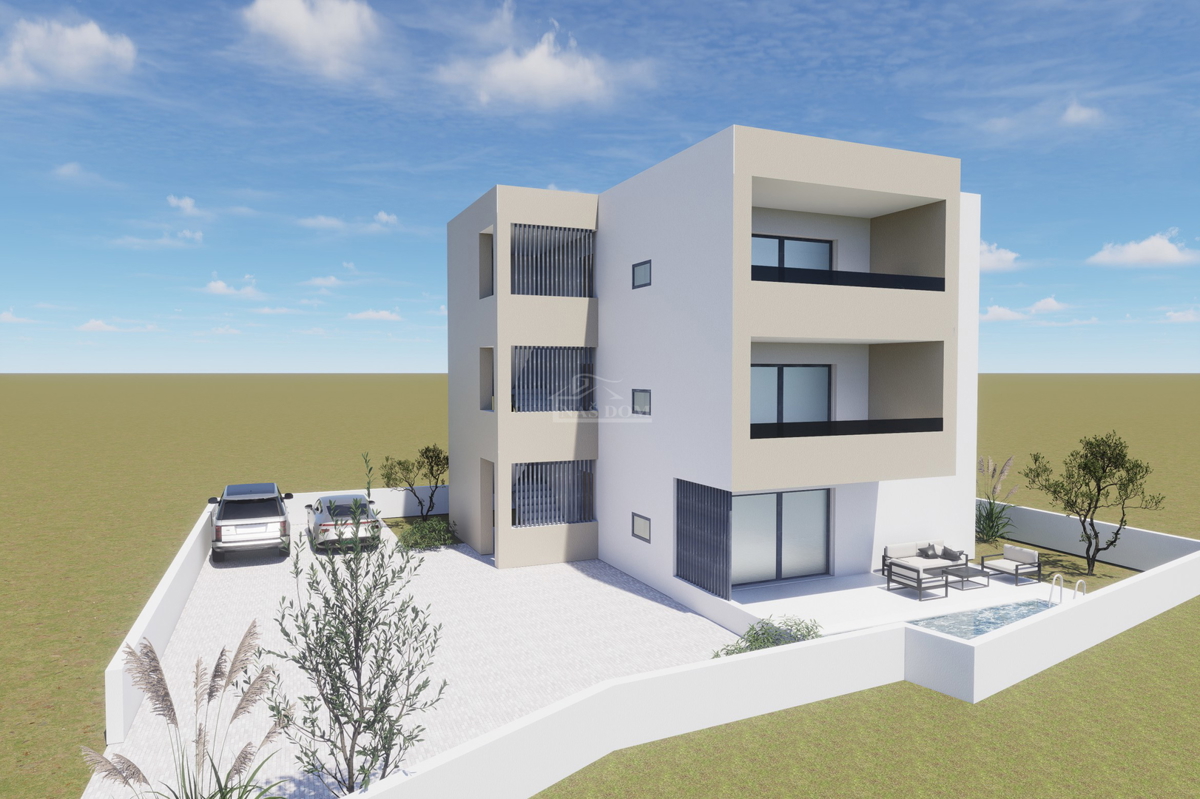 Vodice **PREDPRODAJA** *NOVOGRADNJA* S1 Pritličje z vrtom in bazenom