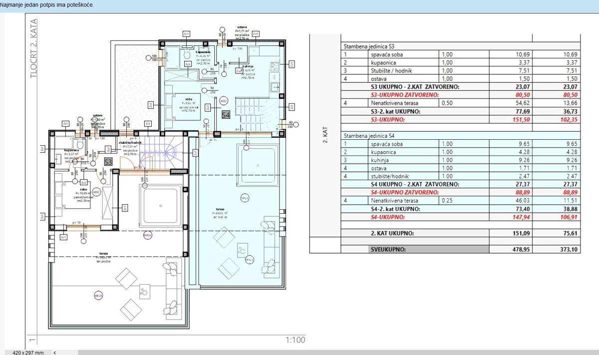 Vodice - stanovanje s bazenom, 750 m od centra in plaže