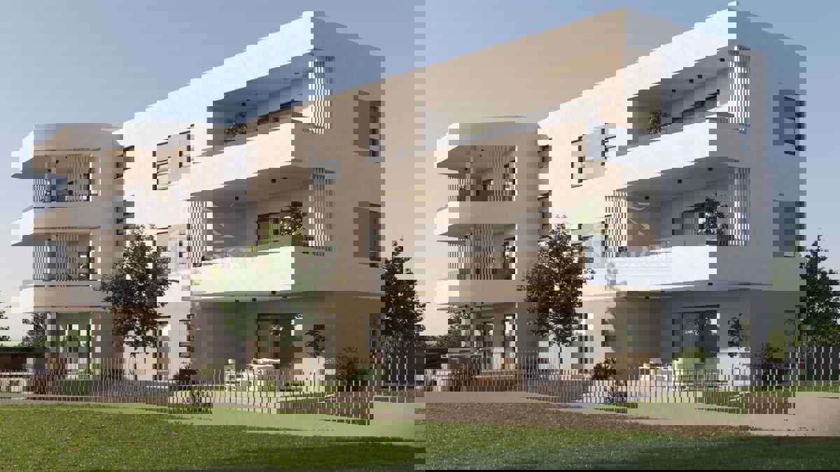Vodice - Stan S6 na drugem nadstropju, panoramski pogled na morje