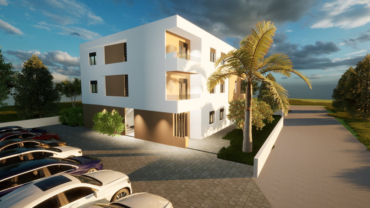 Vodice - *NOVA GRADNJA* Stanovanje S4, 1. nadstropje, 300 m od plaže