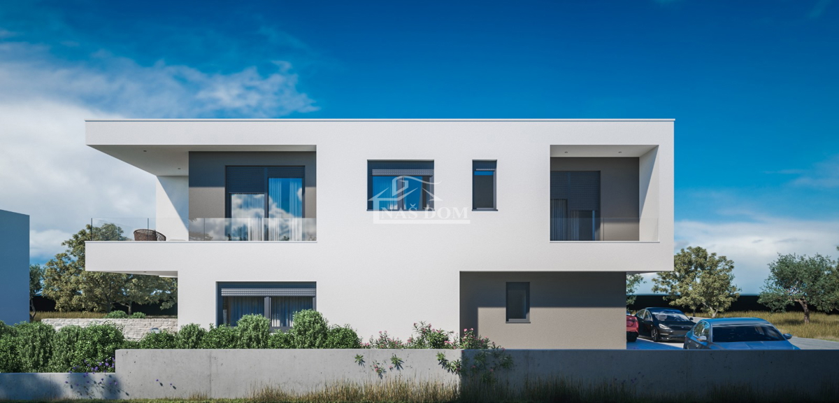 Vodice - Luksuzna dvojna hiša S1 na mirni lokaciji - novogradnja