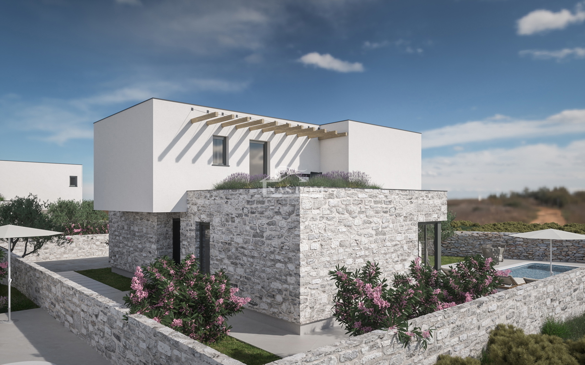 Zaton - NOVOGRADNJA kompleks štirih sodobnih luksuznih vil z bazeni