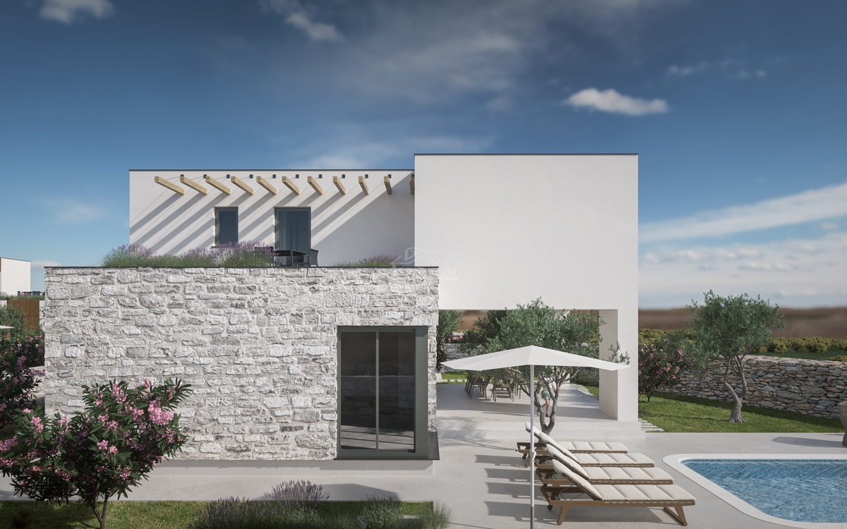 Zaton - NOVOGRADNJA kompleks štirih sodobnih luksuznih vil z bazeni