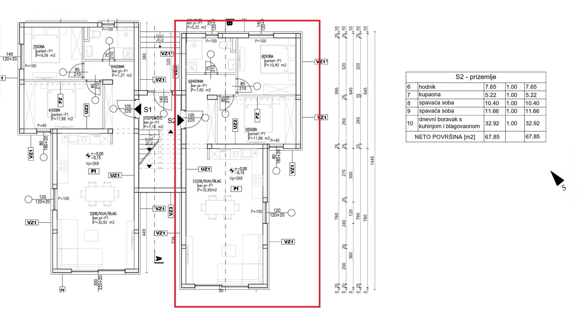 Vodice - NOVOGRADNJA - S2 stanovanje v pritličju z vrtom