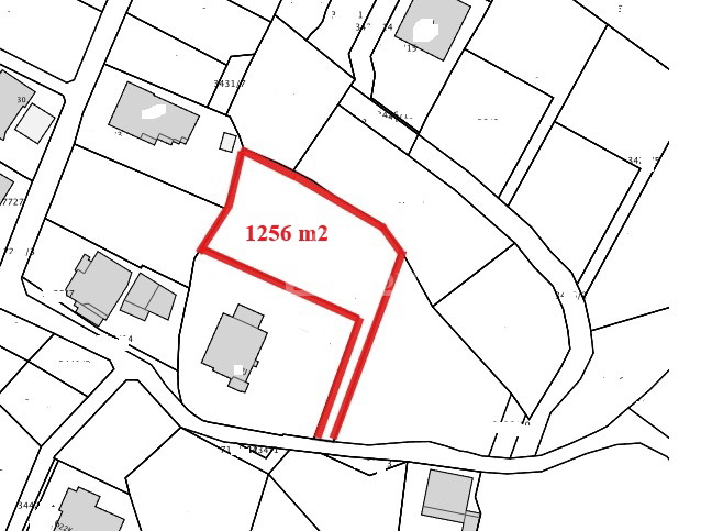 Vodice - gradbeno zemljišče 1256 m2