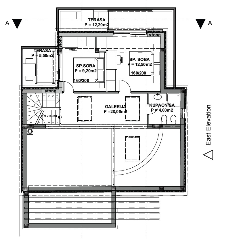 VODICE – GRADBENO ZEMLJIŠČE 583 m², 150 m OD PLAŽE, ZAČETO GRADBENJE