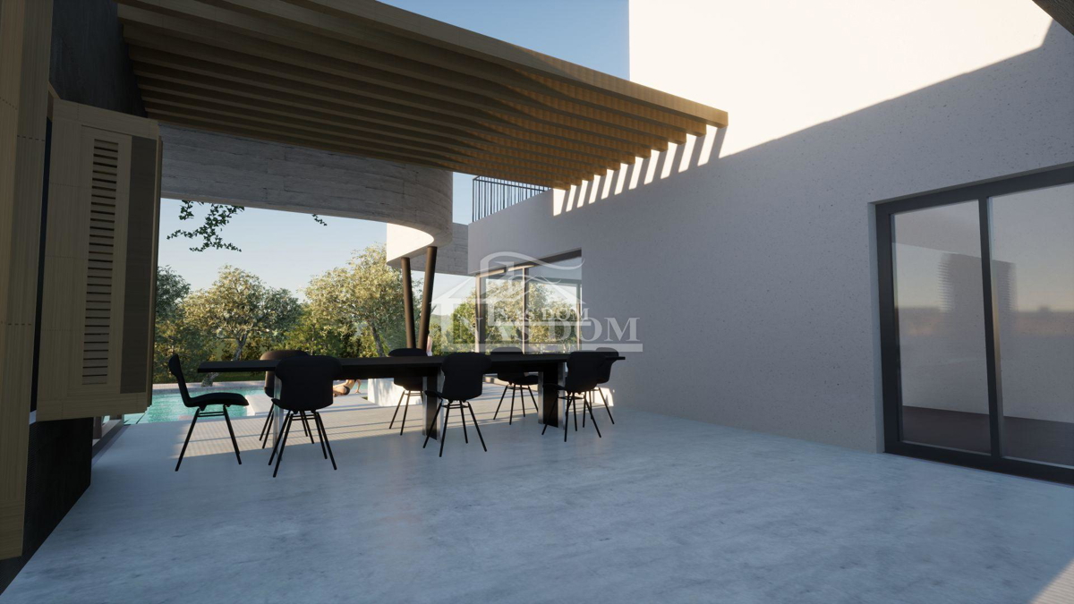 Vodice - Luksuzna dizajnerska vila s bazenom - roh bau