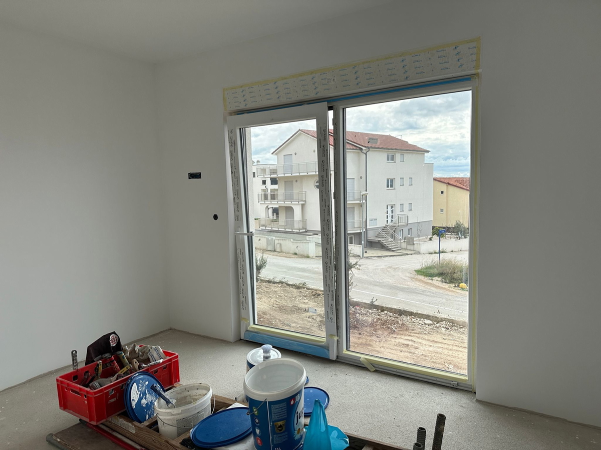 Vodice - Luksuzna dvojna kuća S1 s bazenom in pogledom na morje