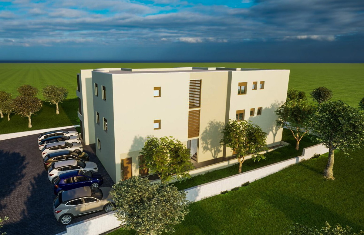 Vodice - *NOVOGRADNJA* S6 stanovanje, 2S+DB, prvo nadstropje, pogled na morje